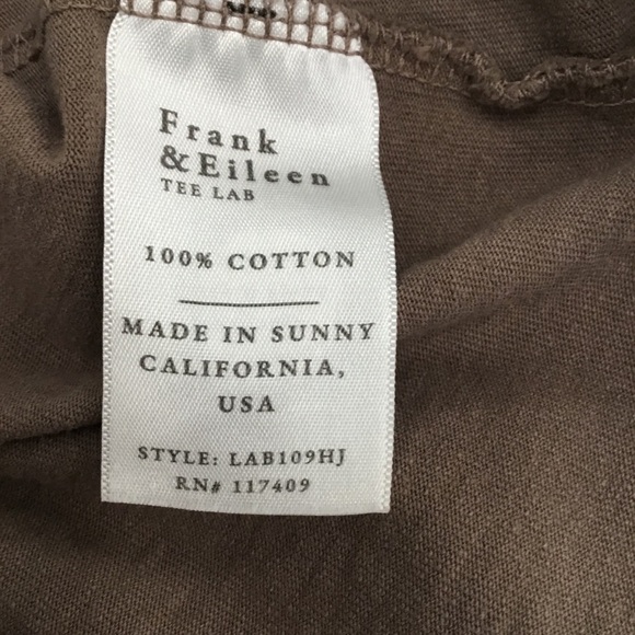 Frank & Eileen Brown Boxy Sleeveless Muscle Tee - Picture 3 of 4